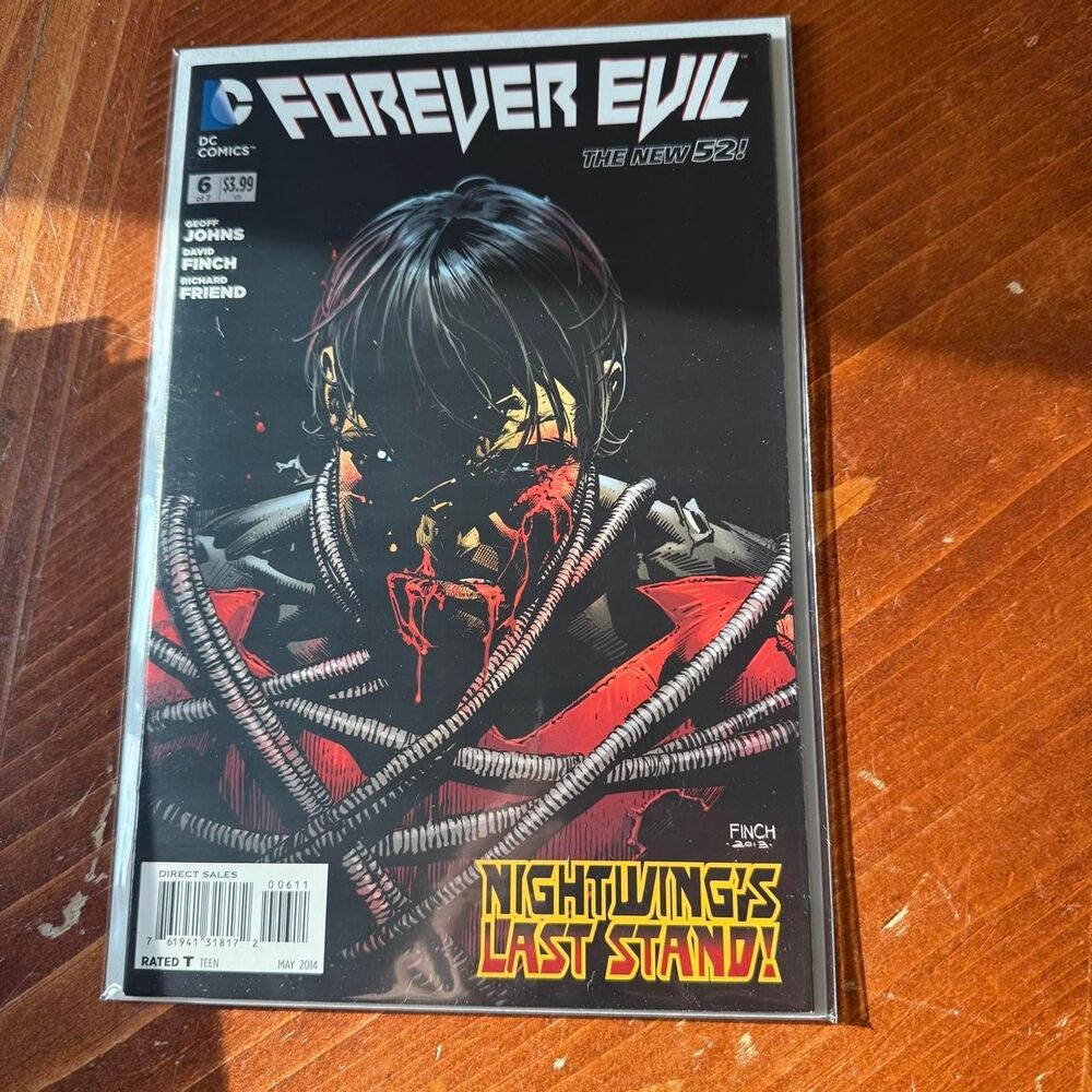 Forever Evil Geoff Johns Edition First Print May 2014 Vol 1 Issue 6 Nightwing